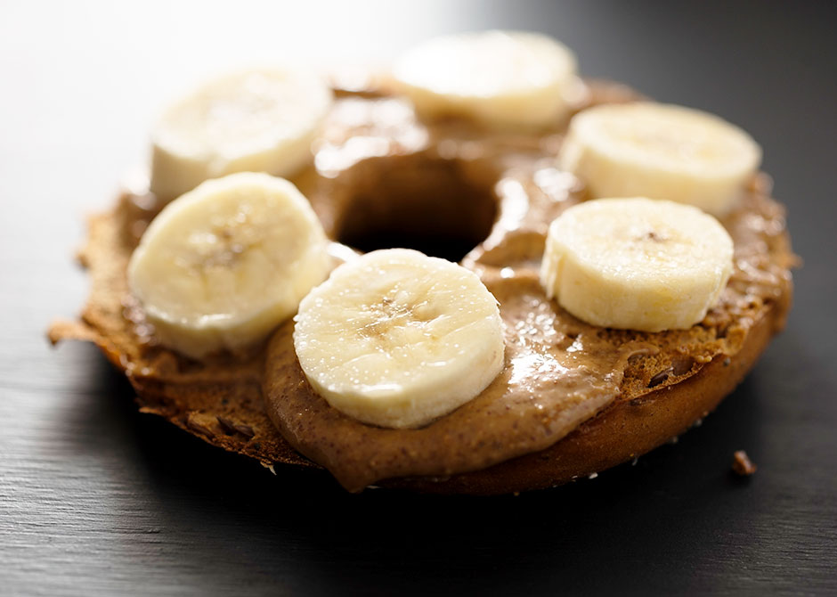 Peanut Butter Banana Bagel