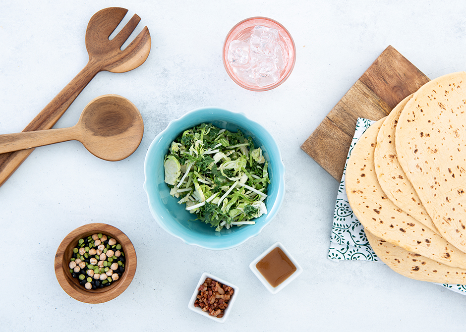 Fiber-filled lunch foods