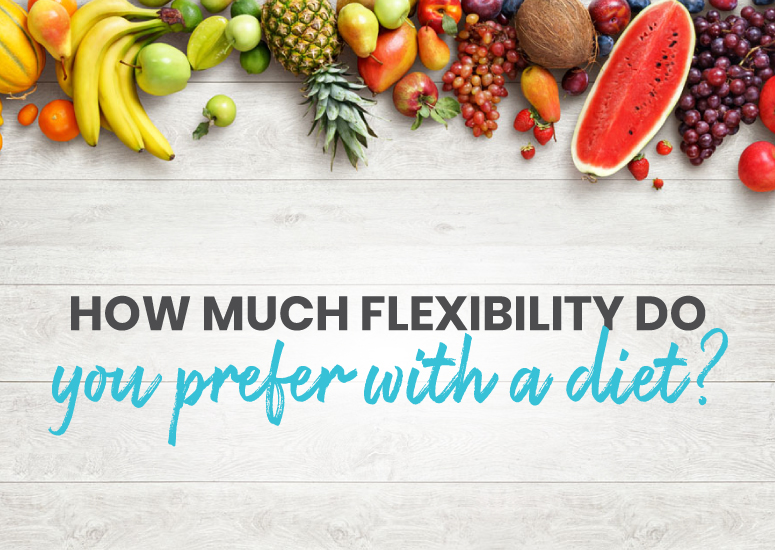 How much flexibility do you prefer with a diet?