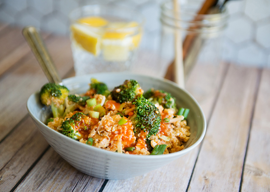 Buffalo Chicken Quinoa Salad