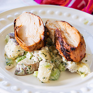 Texas Tumble Chicken and Potato Salad