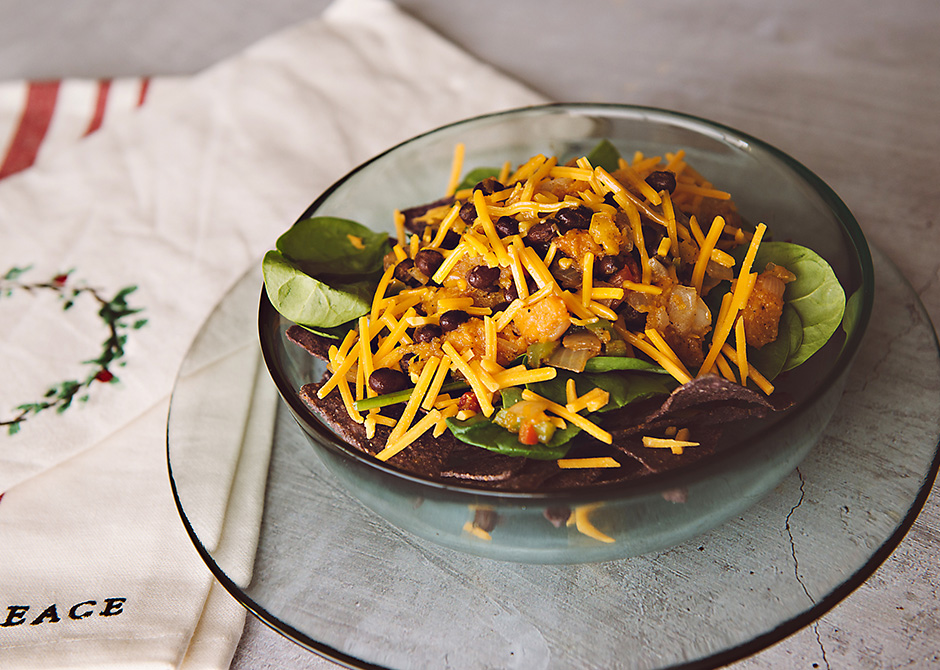 Butternut Squash Taco Salad