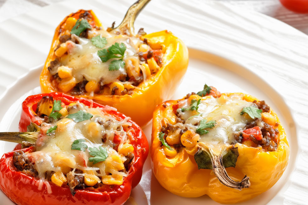 Stuffed Bell Peppers - Happy + Nourished