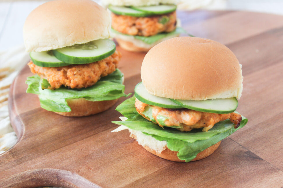 Mini Salmon Burgers